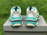 Balenciaga Triple-S NUBUC MINT GREEN