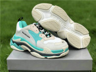 Balenciaga Triple-S NUBUC MINT GREEN