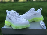 Balenciaga Triple-S Net Fluorescent White