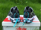 Authentic Stussy x Nike Air Zoom Spiridon Black-White Platine Pur/BLANC/NOIR GS