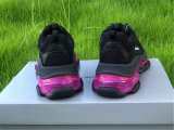 Balenciaga Triple-S Net Black Plum Red