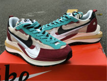 Authentic Sacai x Nike LDWaffle Purple/Green-White/Blanc/Vert  (women)