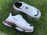 Balenciaga Triple-S Nubuc White/Rose Gold Air Cushion