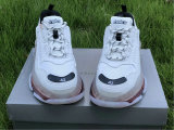 Balenciaga Triple-S Nubuc White/Rose Gold Air Cushion