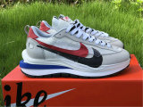 Authentic Sacai x Nike LDWaffle Grey/White-Red/Blanc