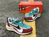 Authentic Sacai x Nike LDWaffle Purple/Green-White/Blanc/Vert  (women)