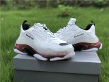 Balenciaga Triple-S Nubuc White/Rose Gold Air Cushion