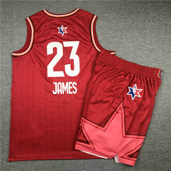 NBA All-Star #23 James Suit-Red