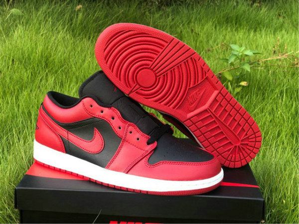 Authentic Air Jordan 1 Low “Varsity Red”
