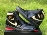 Authentic Air Jordan 1 High OG “Black/Metallic Gold”