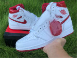 Authentic Air Jordan 1 High OG White/University Red