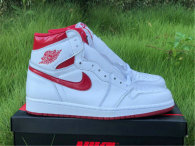 Authentic Air Jordan 1 High OG White/University Red