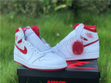 Authentic Air Jordan 1 High OG White/University Red