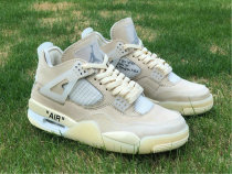 Authentic Off-White x Air Jordan 4 “Sail”  (Women)