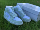 Authentic Air Jordan 1 Mid WMNS “Spruce Aura”