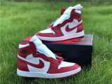 Authentic Air Jordan 1 Hi University Red/White