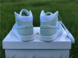 Authentic Air Jordan 1 Mid WMNS “Spruce Aura”