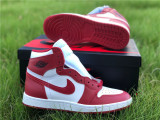 Authentic Air Jordan 1 Hi University Red/White