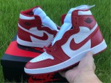 Authentic Air Jordan 1 Hi University Red/White