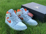 Authentic Air Jordan 1 Mid “Starfish” GS