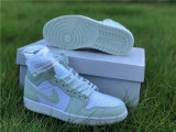 Authentic Air Jordan 1 Mid WMNS “Spruce Aura”