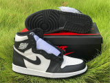 Authentic Air Jordan 1 High OG Black/White-Black Noir/Blanc