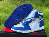 Authentic Air Jordan 1 High OG Blue/White
