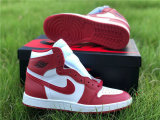 Authentic Air Jordan 1 High Varsity Red/White