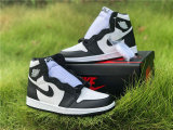 Authentic Air Jordan 1 High OG Black/White-Black Noir/Blanc