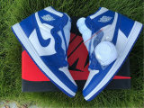 Authentic Air Jordan 1 High OG Blue/White