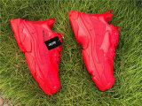 Balenciaga Triple-S Tissu Doub/Nubuc Letter Bright Red