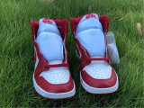Authentic Air Jordan 1 High Varsity Red/White