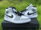 Authentic Air Jordan 1 Mid “Light Smoke Grey”GS