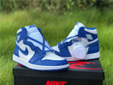 Authentic Air Jordan 1 High OG Blue/White