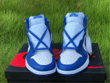 Authentic Air Jordan 1 High OG Blue/White