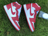 Authentic Air Jordan 1 High Varsity Red/White