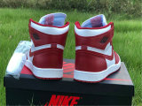 Authentic Air Jordan 1 High Varsity Red/White