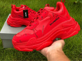 Balenciaga Triple-S Tissu Doub/Nubuc Letter Bright Red
