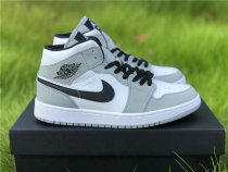 Authentic Air Jordan 1 Mid “Light Smoke Grey” Authentic Air Jordan 1 Mid “Light Smoke Grey”