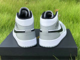 Authentic Air Jordan 1 Mid “Light Smoke Grey”