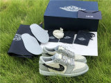 Authentic Dior x Ai Jordan 1 Low GS (with dior boxes)