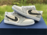 Authentic Dior x Ai Jordan 1 Low GS (with dior boxes)