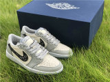 Authentic Dior x Ai Jordan 1 Low GS (with dior boxes)