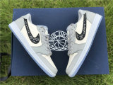 Authentic Dior x Ai Jordan 1 Low GS (with dior boxes)