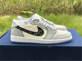 Authentic Dior x Ai Jordan 1 Low GS (with dior boxes)
