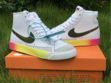 Authentic Nike Blazer Mid ’77 Vintage White/Bright Cactus-Hyper Pink GS