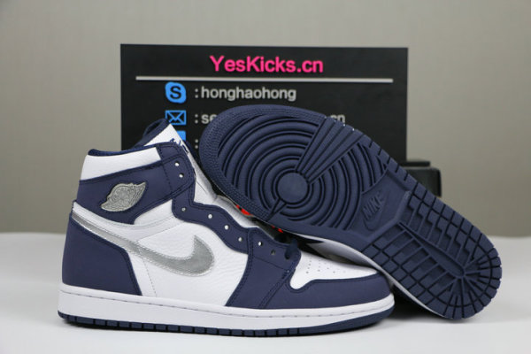 Authentic Air Jordan 1 High OG CO.JP “Midnight Navy”