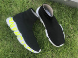 Authentic Balenciaga Speed Trainer BLACK/GREEN/WHITE