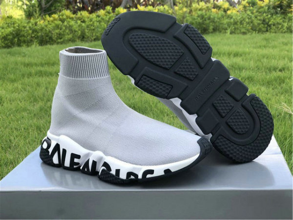 Authentic Balenciaga Speed Trainer BLACK/GREY/WHITE