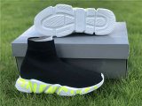 Authentic Balenciaga Speed Trainer BLACK/GREEN/WHITE